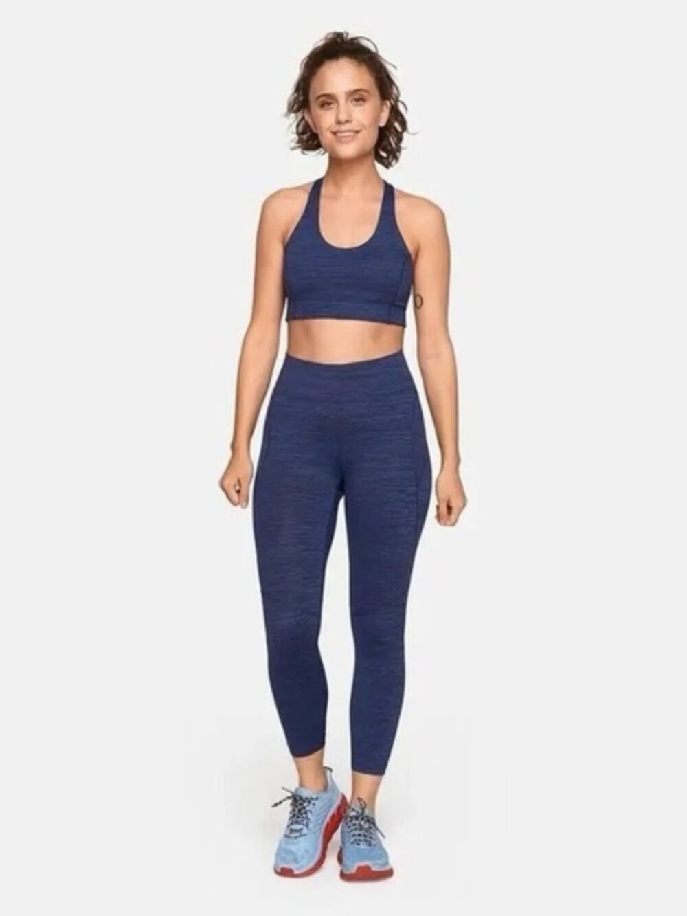 Outdoor Voices Blue High Rise Leggings Size S Workout Yoga Athleisure